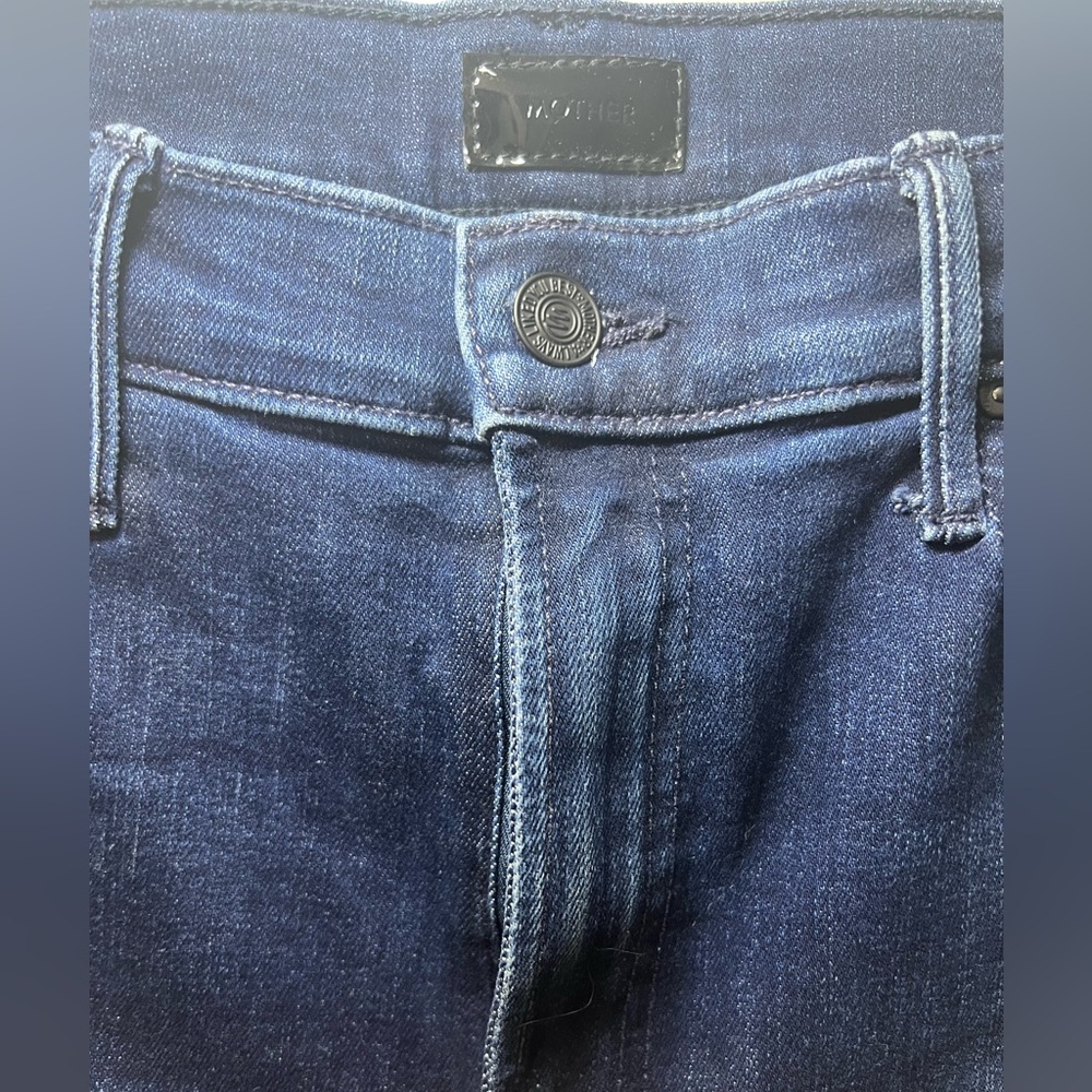 MOTHER Dark Blue Women Jeans - Picture 12 of 14